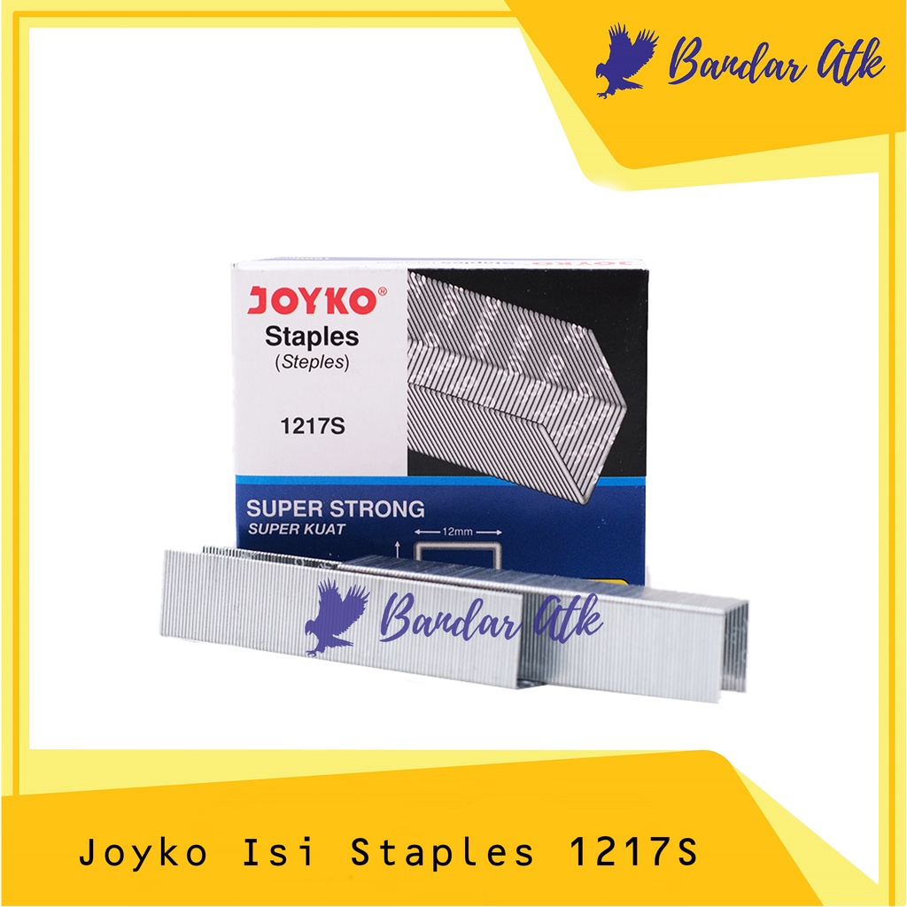 

Isi Stapler Joyko 1217S Heavy Duty Staples Refill Stapler [1 PACK]