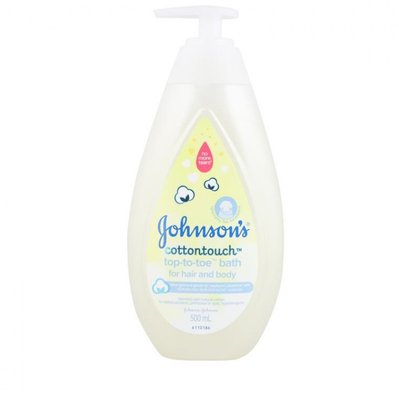 Johnsons Baby Cottontouch Hair and Body Bath Top to Toe Sabun Bayi - 500ml