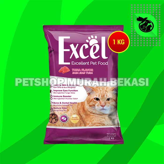 Makanan Kucing Murah Excel Cat Food 1 Kg