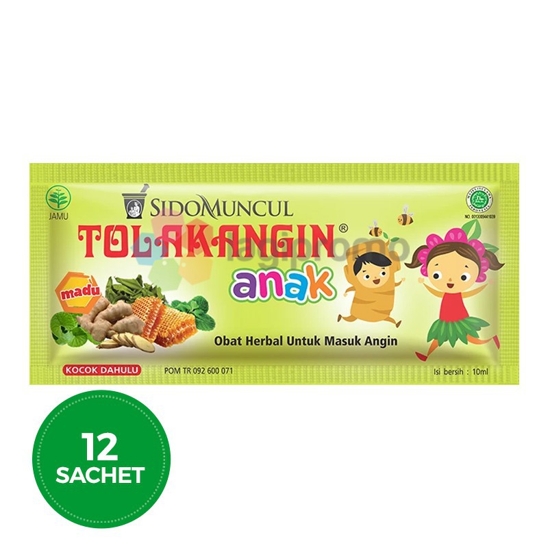 Tolak Angin Anak Cair 1 Box isi 12 Sachet - ORIGINAL