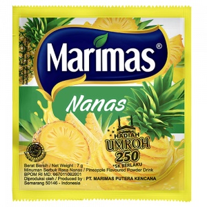 

Marimas Minuman Serbuk Instan Rasa Nanas Kemasan Sachet 7gr ( 1 Renceng = 10 Sachet )