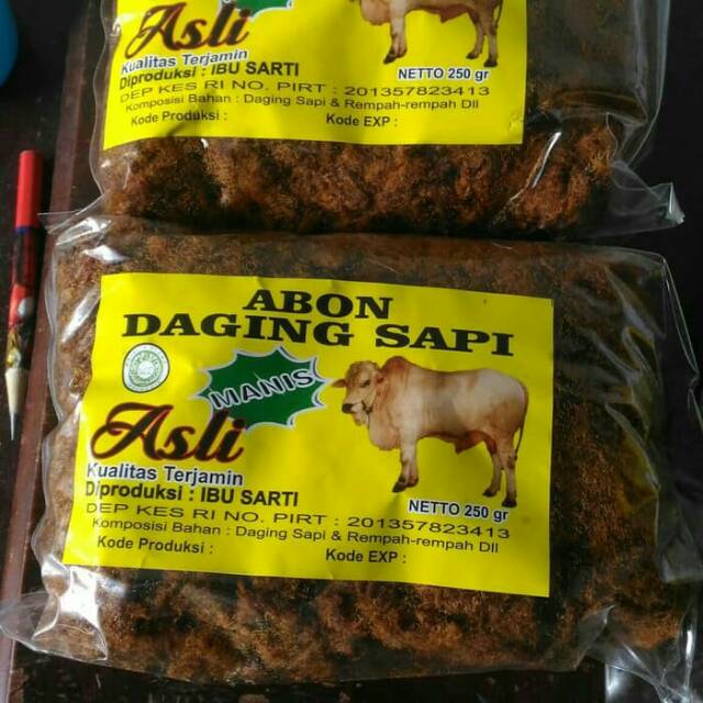 

Abon Daging sapi (4 bungkus)