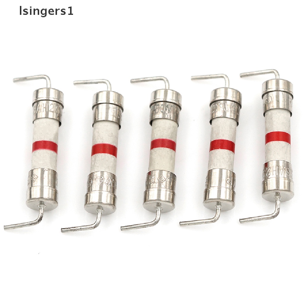 (lsingers1) 5pcs Sekring Listrik 8A 250V 5x20mm Bahan Keramik Untuk axial