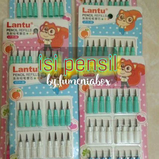 

Isi pensil refills lantu