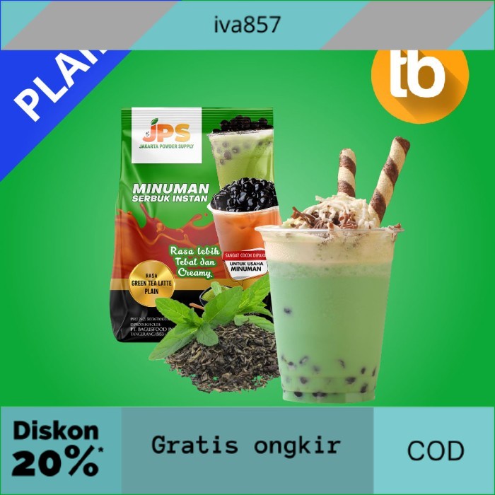

PROMO JPS Bubuk Green Tea Plain (Bubuk minuman dan makanan) GRATIS ONGKIR