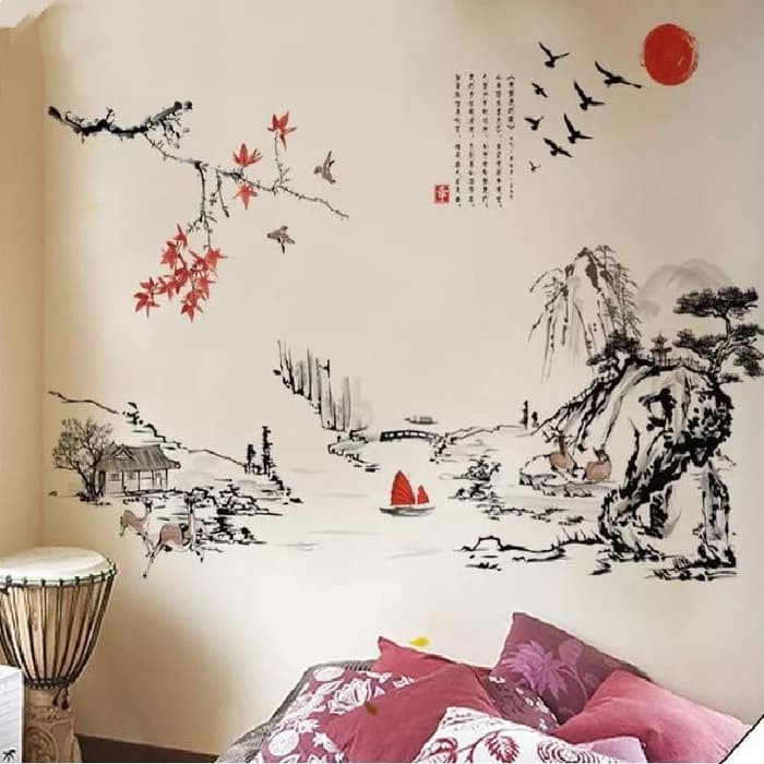 Wallpaper Dinding Japanese Jepang 60 x 90 Kode X 1064 Shopee Indonesia