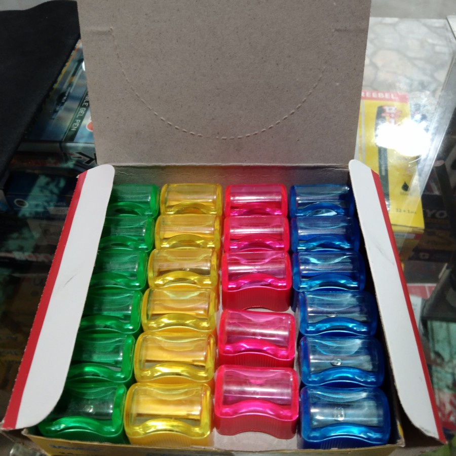 

Serutan pensil/pencil sharpener/Rautan Joyko Roti SP-362 per pack