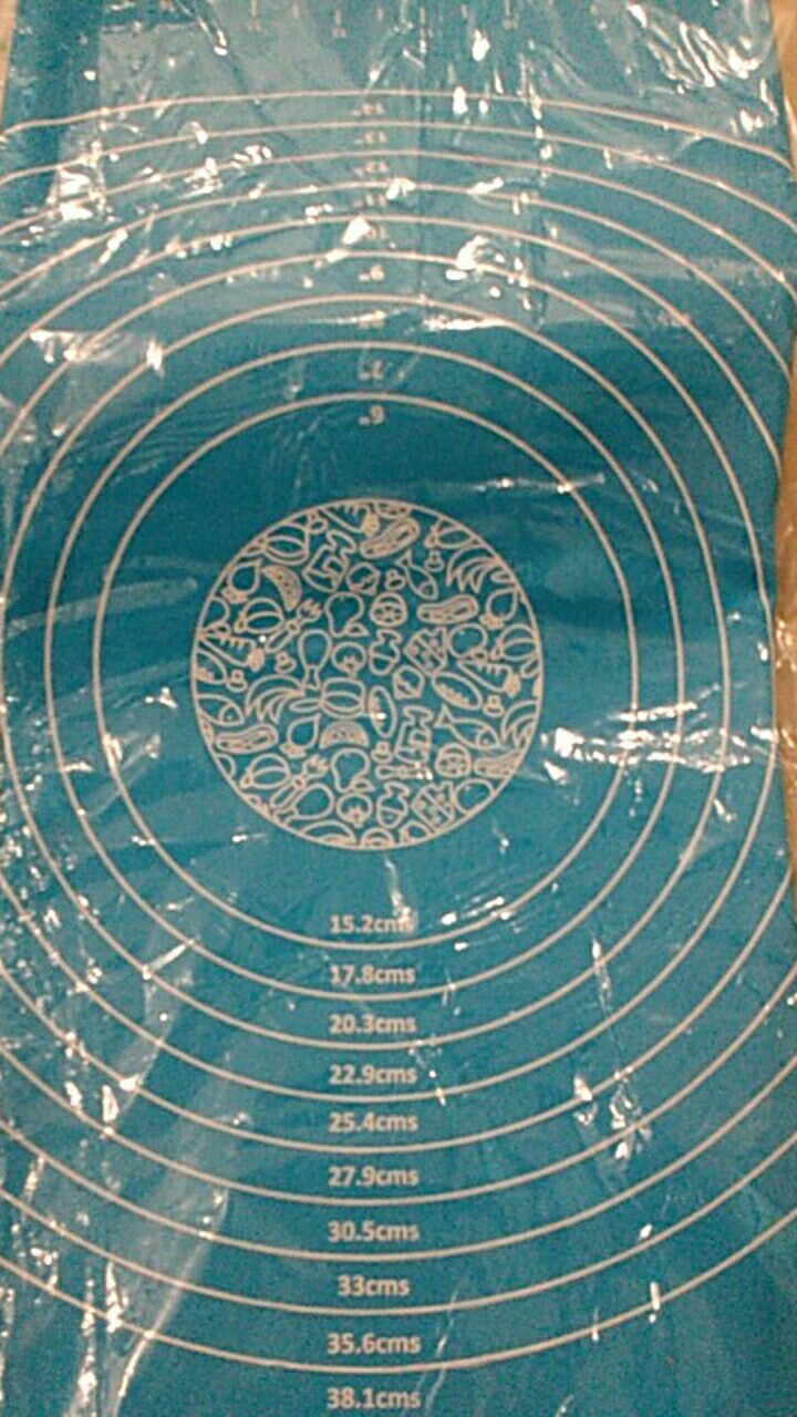 Non-stick Silicone Baking Rolling Mat, Cookies Rolling Pad With Measurement 65cm X 45cm