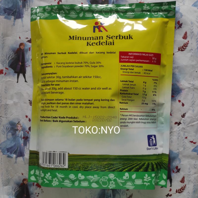 Minuman Serbuk Susu Kedelai KK Soya Bean Heilongjiang-1pak