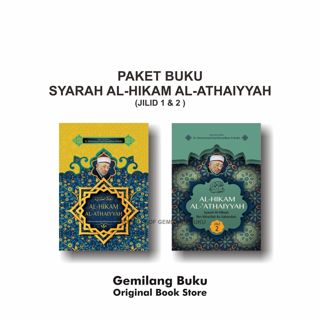 Buku Kitab Syarah Al-Hikam Al-'Athaiyyah Jilid 1 & Jilid 2 - Dr. Muhammad Said Ramadhan Al-Buthi - I