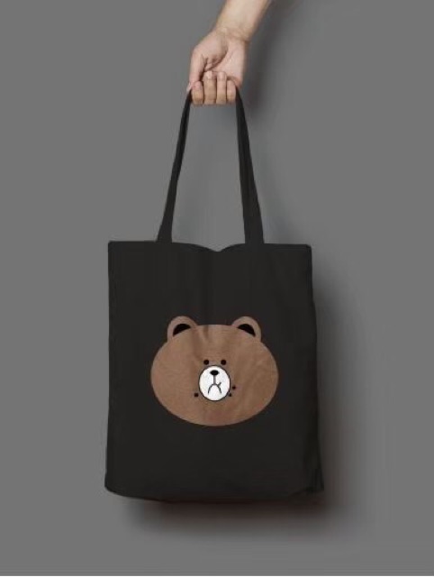 RAMADAN SALE - TOTEBAG BROWNCHIP - TOTEBAG RESLETING