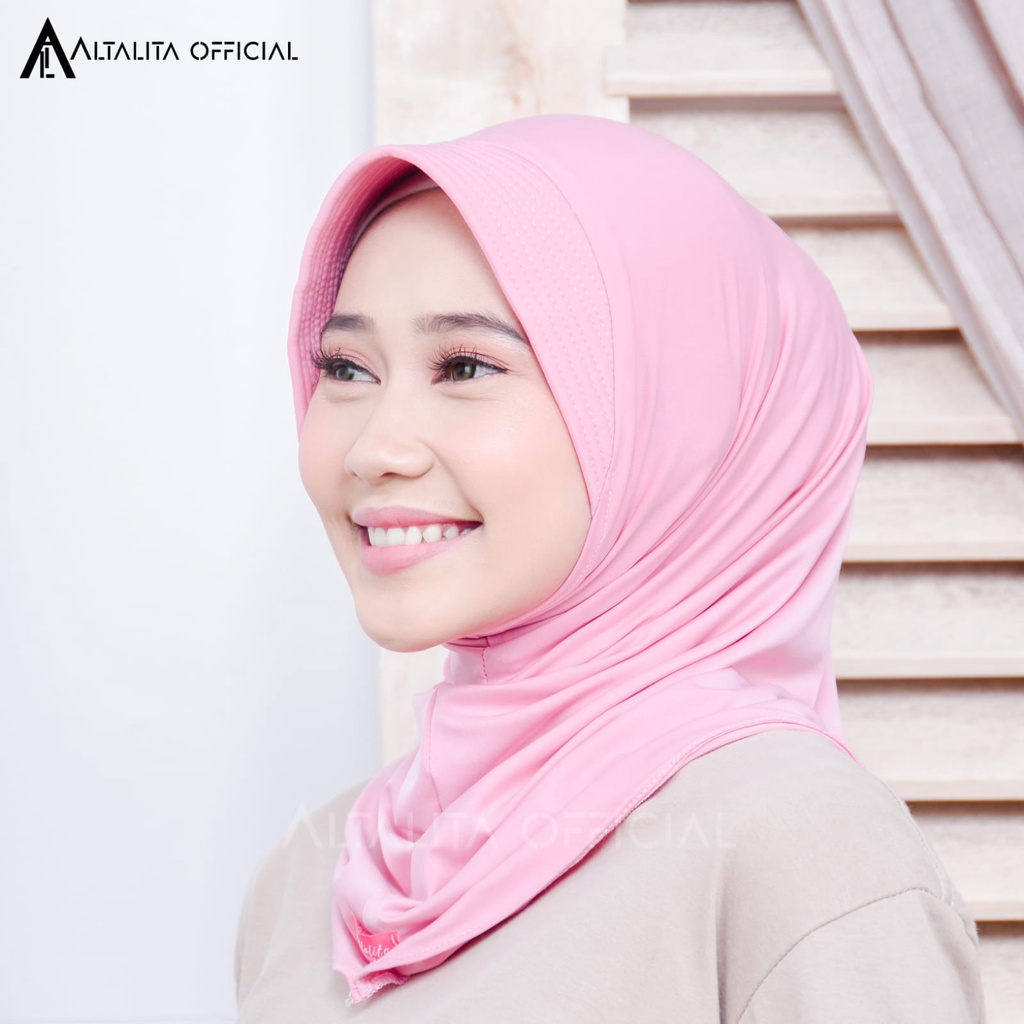 Altalita - Jilbab Instant Nadira Sport Kerudung Instan Sporty Jersey Spandek Premium pet Antem Olahraga Volly Senam High Quality