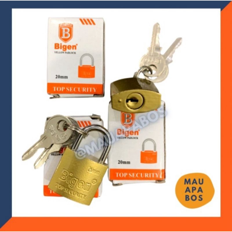Gembok Koper Kecil Murah Bigen