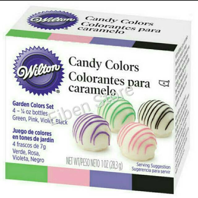 

Wilton Candy Color Garden / Pewarna Coklat Wilton Set-4