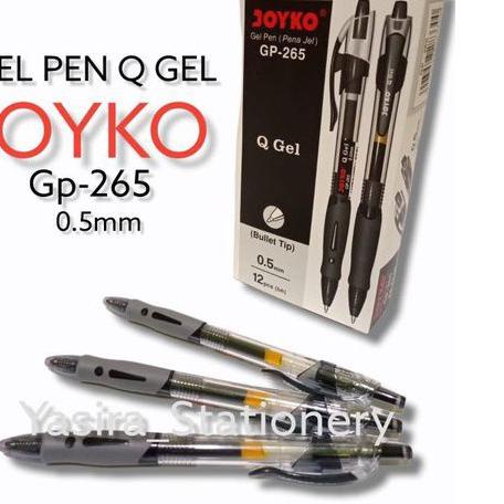 

10.10 Brand Pulpen Q Gel Gel Pen Q Gel Joyko GP-265