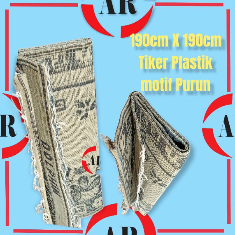 TIKER PLASTIK PURUN / TIKER LANTAI / TIKER PLASTIK LIPAT 2