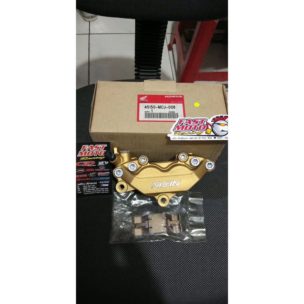 Kaliper Kiri 4piston Nissin original japan mki57697