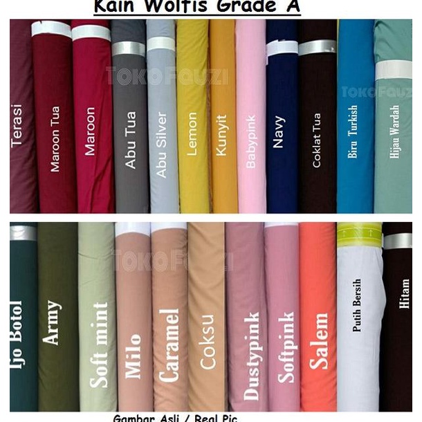 Kain Wolfis Grade A 5meter / Kain Wolfis Premium