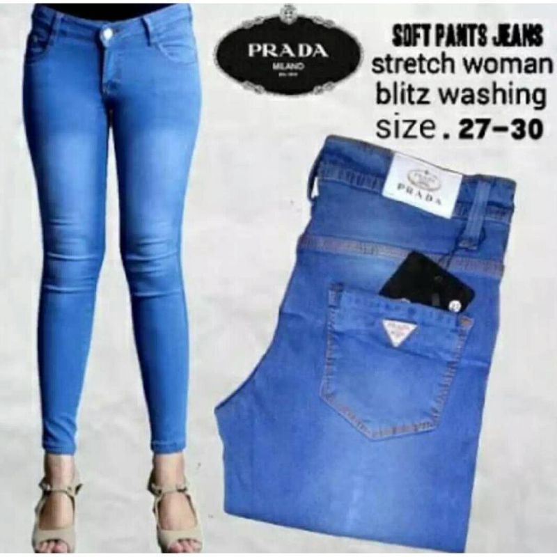 CELANA PANJANG JEANS WANITA SKINNY SIZE JUMBO