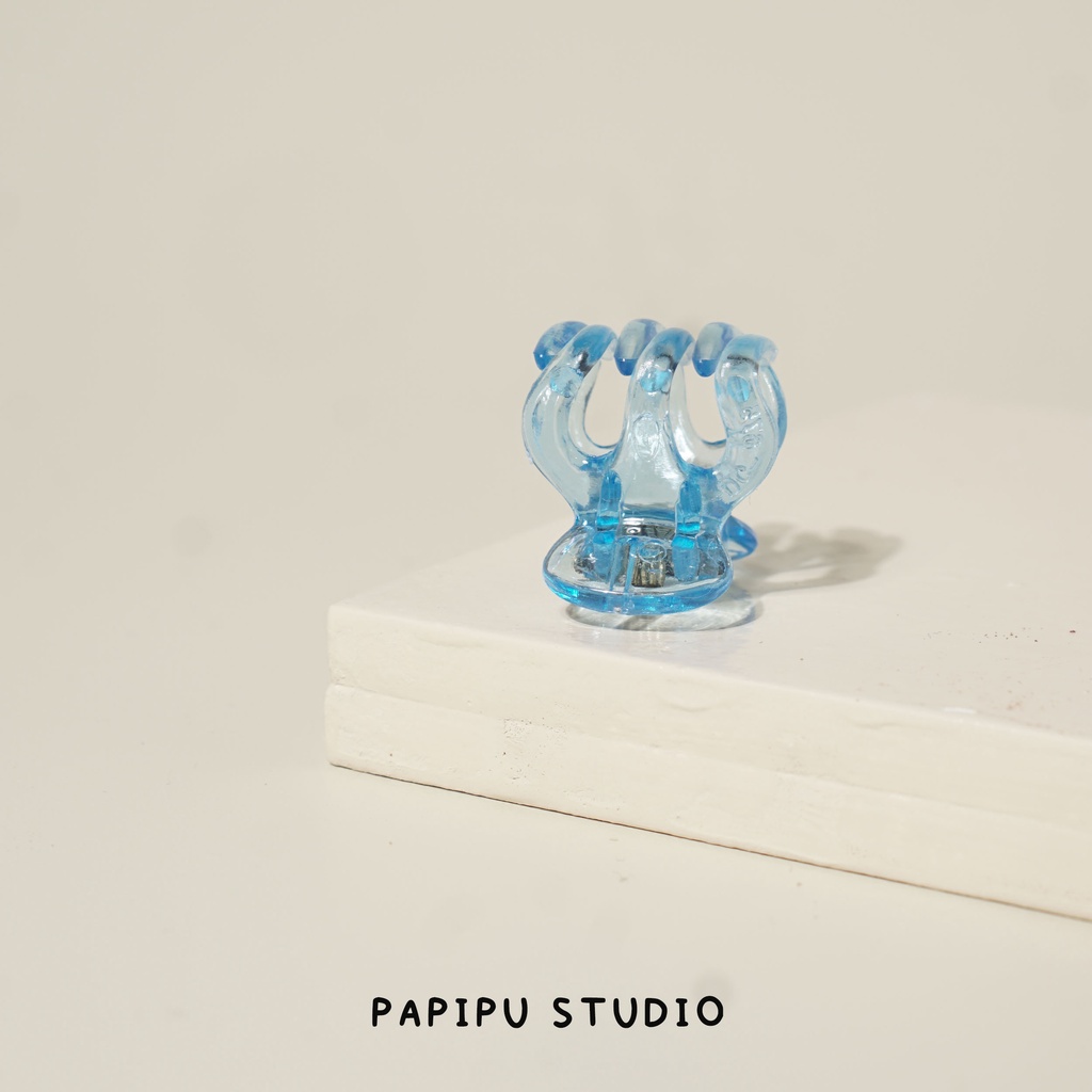 Papipu studio - Jepit poni clear jelly 2cm