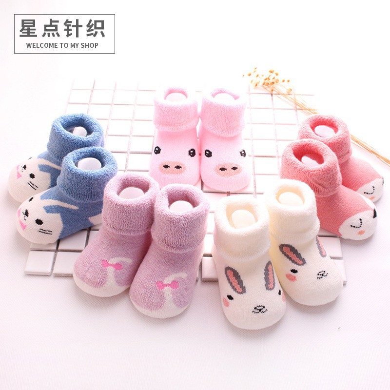 HappyOliver KYOTO NICHI Kaos Kaki Anak Bayi Laki Laki Perempuan Newborn - 2 Tahun Import