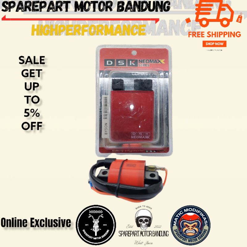 CDI DSK UNLIMER KOIL COIL RACING DSK YAMAHA BYSON - BISON DSK NEOMAX SETARA BRT KUALITAS TERBAIK