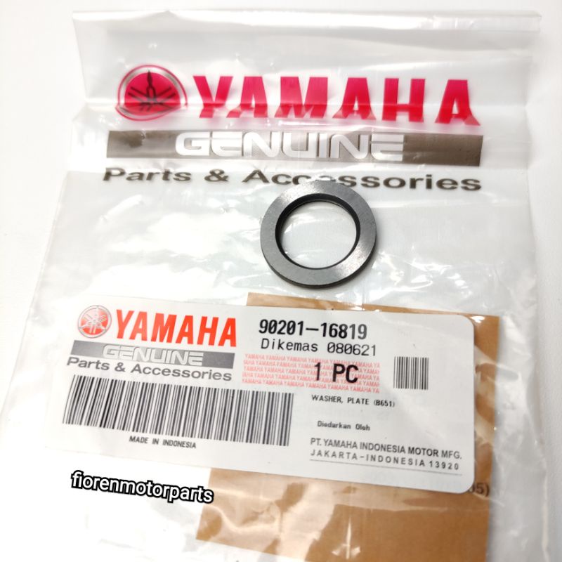 WASHER PLATE RING RUMAH ROLLER CVT BAGIAN DALAM NMAX. AEROX 155 . LEXI 90201-16819 ORIGINAL YGP