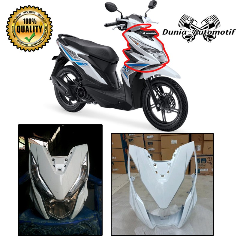 Full set full Body Depan Beat Atau Tameng Depan Beat Esp 2016 2017 2018 2019 Warna Putih