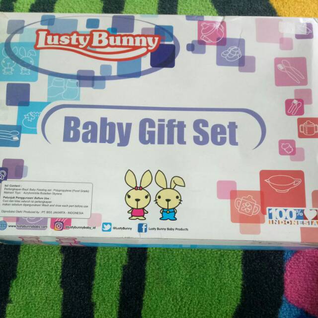 Baby gift set lusty bunny