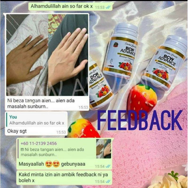 Pemutih badan/ BCW advance/booster vitamin c