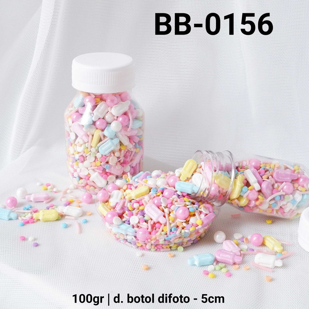 

BB-0156 Sprinkles sprinkle sprinkel 100gr 100 gram es krim ice cream yamama baking grosir murah sprinkles cake dekorasi mutiara trimit decoration story sprinklestory sprinklesstory sprinkle story yamama baking