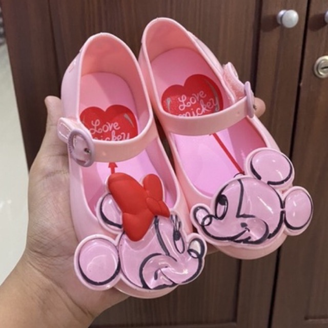 Sepatu sandal anak minimelissa disney import