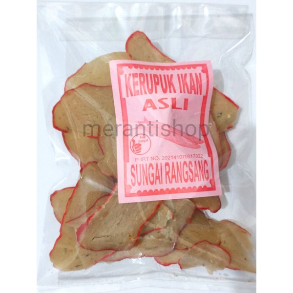 

Kerupuk Ikan Asli Rangsang -+ 110 gram / Krupuk Ikan Cap Jempol / Kripik Mentah Ikan Asli Sungai Rangsang / Keripik Gurih / Krupuk Enak / Keripik Ikan