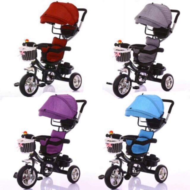 FREE ONGKIR KPG Ada Rem Sepeda  Tiga Roda Anak  Dorong  