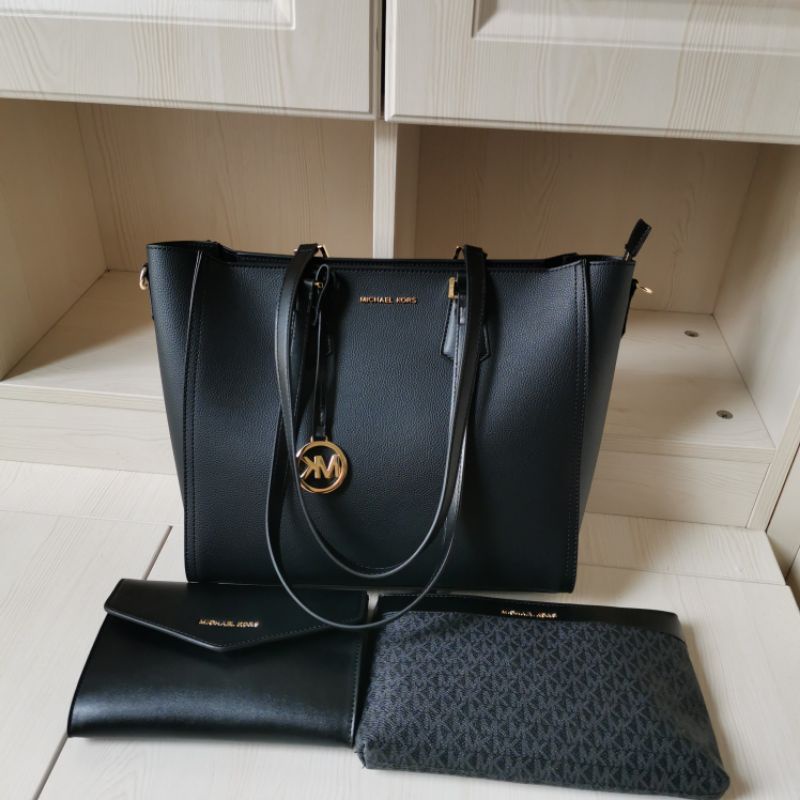 michael kors kimberly 3 in 1 tote mk bag original tas asli