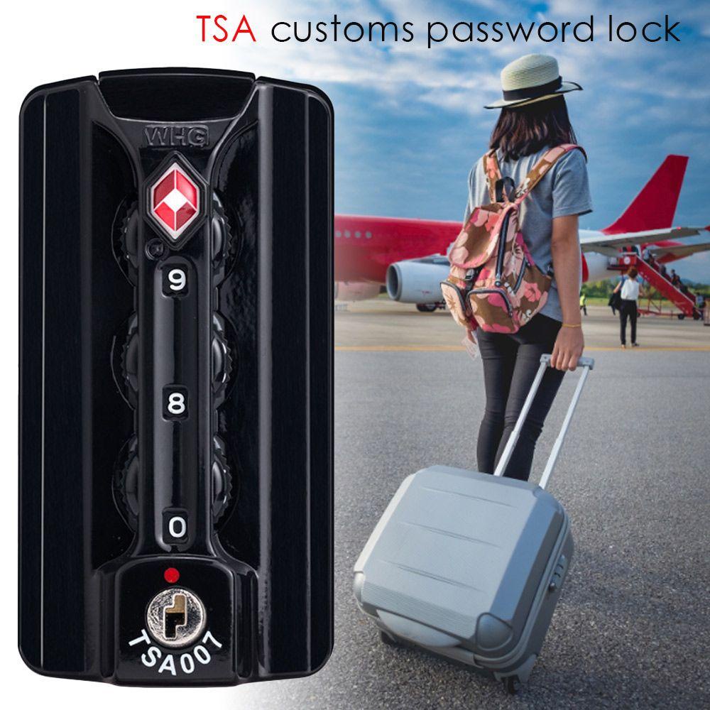 TOP Tsa Customs Lock Hardware Weatherproof Protection Security Kunci Kombinasi 3digi