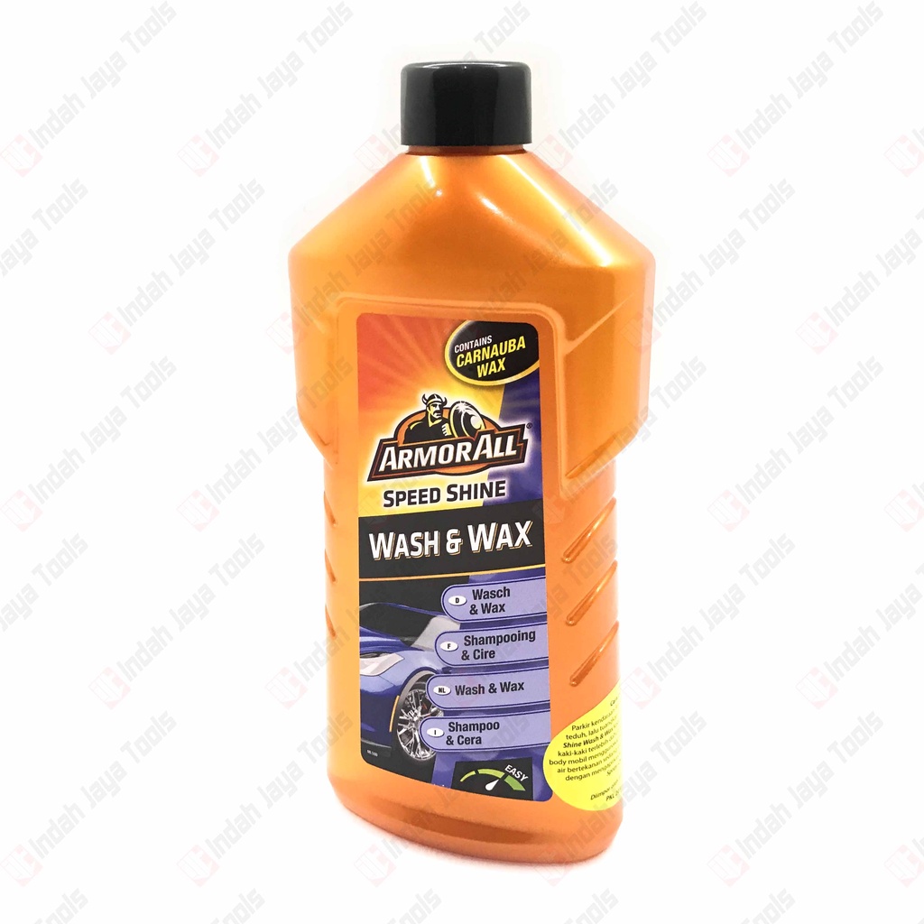 ARMOR ALL ULTRA SHINE Wash &amp; Wax 473 mL Shampoo Mobil Motor Carnauba