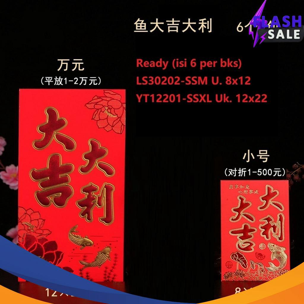 

BURUAN SERBU Angpau Imlek JUMBO XL 224 Angpao Amplop Merah Sincia Gede Besar CNY