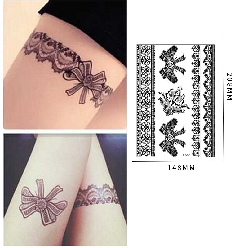 HENNA INSTAN Merah maroom / Hitam /HENA TATTO PENGANTIN 1 pcs 1 tangan