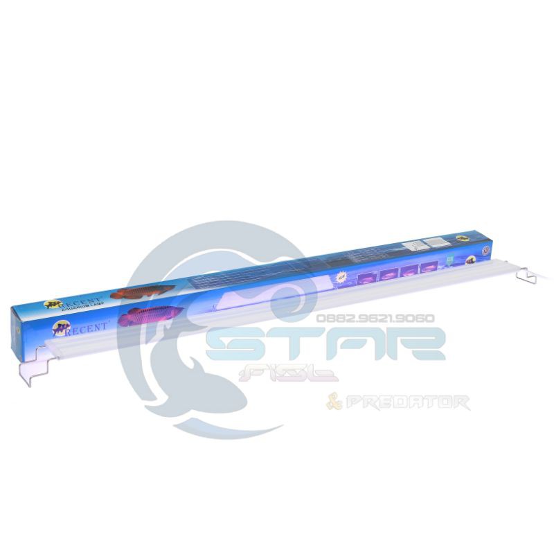 Lampu Led Aquarium Aquascape Akuarium ARWANA RECENT SPR 10000 28 Watt Tank 90 - 100 cm
