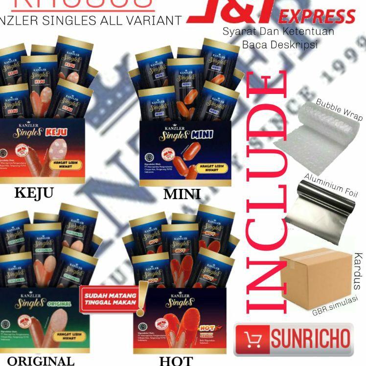 

➡jc Grosir✾➡ Sosis Kanzler Singles Hot / keju / mini / original / bakso 1 Box isi 12 pcs 60 ✫