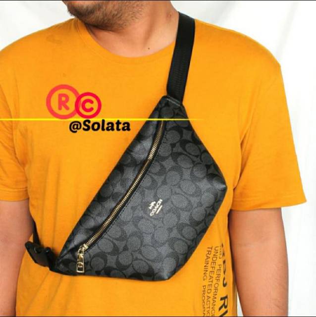 Tas Slempang Pria Wanita Waistbag coach Slingbag Pria Bumbag