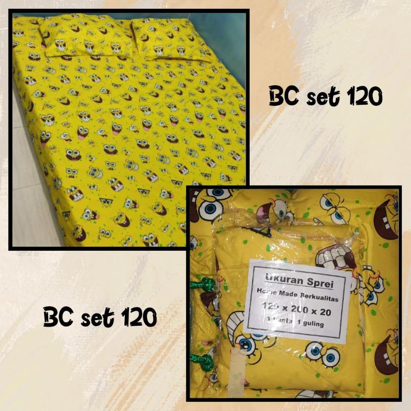 Set Bedcover Homemade Spongebob