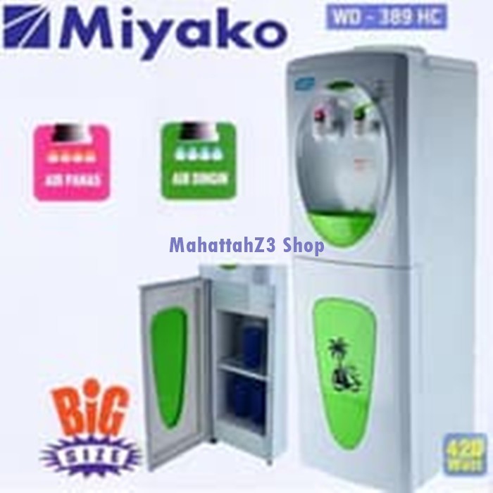 Dispenser Air Galon MIYAKO Hot Dan Cool WD389HC - Dispenser Tinggi/dispenser panas dan dingin miyako