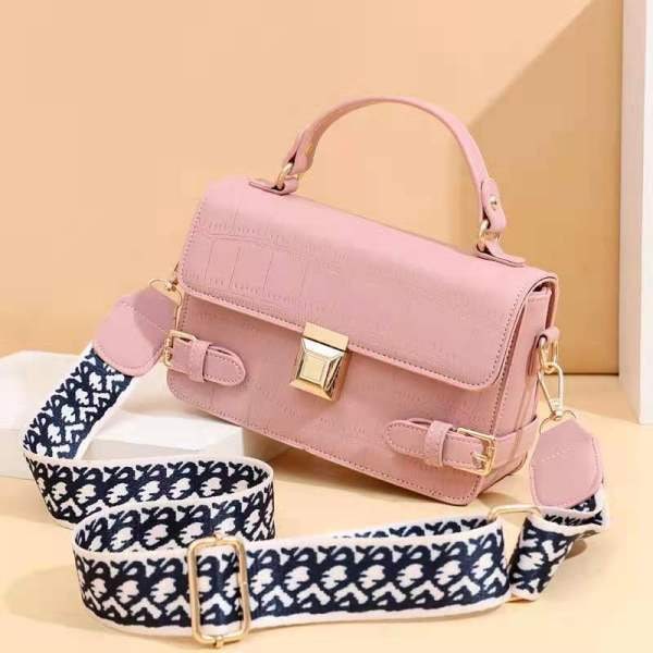 ZC 2775 RISCE TAS SELEMPANG TALI MOTIF IMPORT WANITA CEWEK PEREMPUAN JAKARTA BATAM