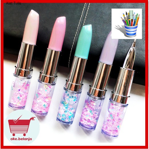 

Promo Alat Tulis Pulpen Gel Lucu Bentuk Lipstik Tinta Hitam 0.5mm OK0034