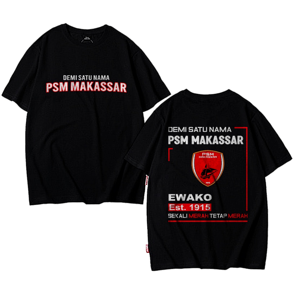 Kaos Distro PSM Makassar Fans