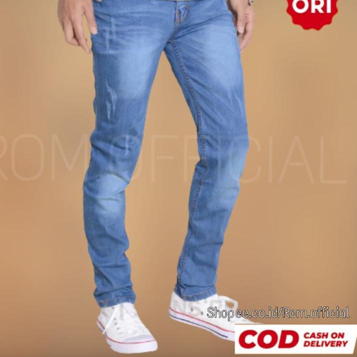 Diskon wod 234 CELANA  JEANS  PRIA  Pensil Strech 