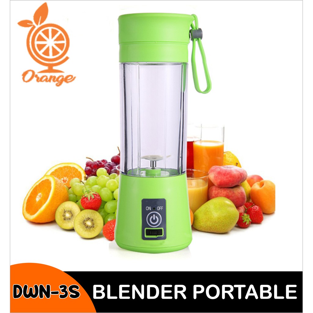 Blender Portable 2 Mata Pisau Emd777 S304 Jus Usb Mixer Alat Smoothie