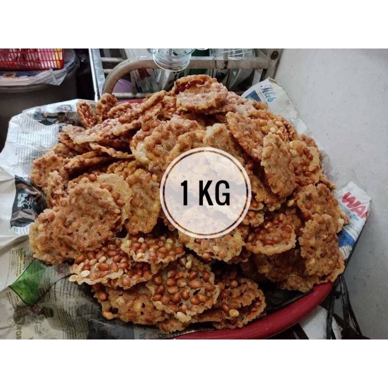 

PEYEK KACANG TANAH UTUH ASLI YOGYAKARTA ENAK RENYAH 1 KG